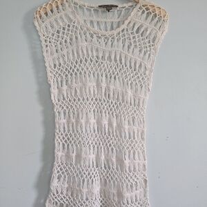 Tommy‎ Bahamas White Crochet Knit Top
